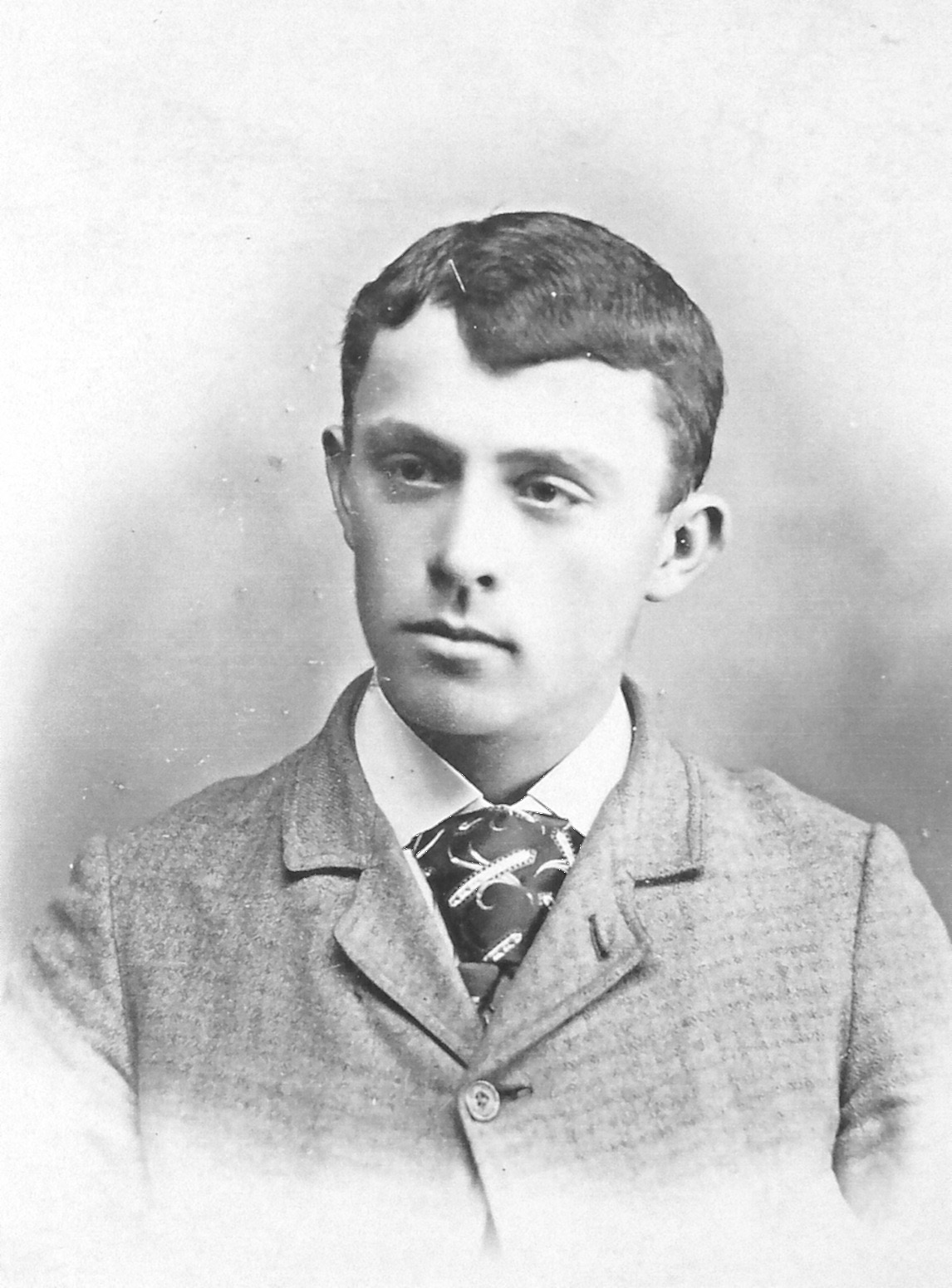 Adolf Franz Kressa as a teenager